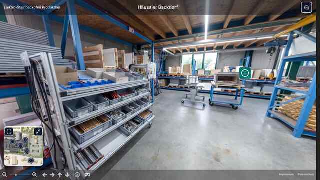 Einblick in die Ofenproduktion im H&auml;ussler Backdorf