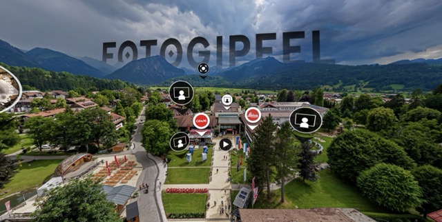 Oberstdorf als Festivalort &ndash; Stra&szlig;enszene beim Fotogipfel 2025