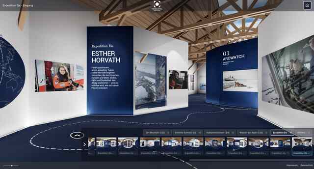 Virtuelle Ausstellung &bdquo;Expedition Eis&ldquo; mit ge&ouml;ffneter Auswahl der Fotogipfel-Ausstellungen von 2022 bis 2026