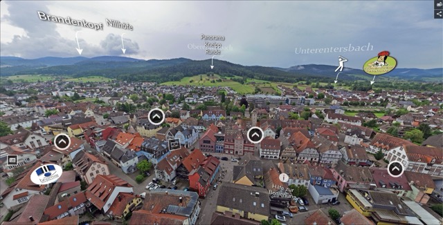 Altstadt von Zell am Harmersbach aus einer zweiten Perspektive