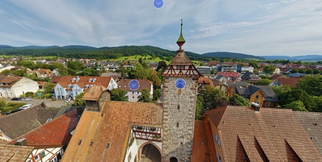 Historischer Storchenturm in Zell am Harmersbach