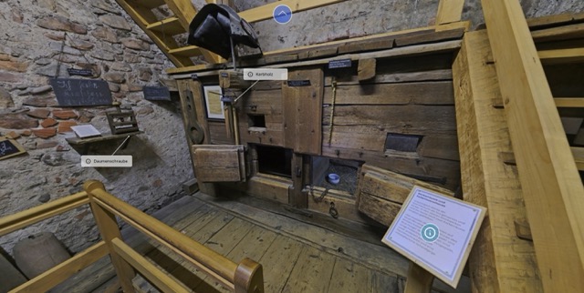 Historischer Kerker im Storchenturm &mdash; mittendrin im Rundgang gelegen